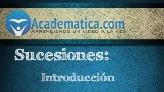 Video de sucesiones  introducción [upl. by Luana]