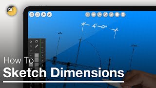 How to Add Dimensions to Any Drawing  Morpholio Trace for Architecture Interior amp Landscape Design [upl. by Idnyl]