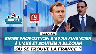 CEDEAO  ENTRE PROPOSITION DAPPUI FINANCIER À LAES ET SOUTIEN À BAZOUM  OU SE TROUVE LA FRANCE [upl. by Odraude]