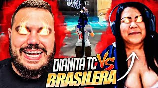 DIANA TC VUELVE AL FREE FIRE 😍 Y SE ENFRENTA A ESTA JUGADORA BRASILEÑA 🇧🇷 EN MI TORNEO DE PVPS [upl. by Alym681]