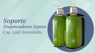 Soporte de Acero Cap Lock Inoxidable para Dispensadores Jypesa [upl. by Ainoyek217]