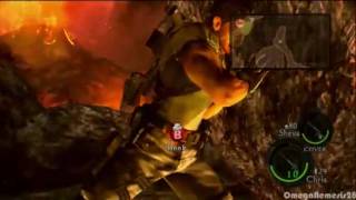 Resident Evil 5  Chris Redfield vs Boulder [upl. by Ulphia]