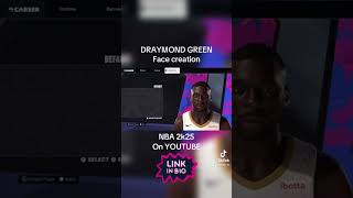 BEST Draymond Green Face creation mycareer draymondgreen nba2k25 2kcommunity [upl. by Nahallac]