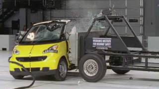 First Institute crash tests of Smart car [upl. by Odracir294]