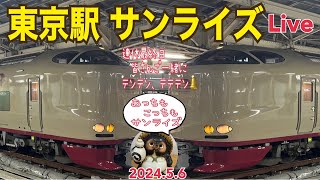 寝台特急サンライズ瀬戸出雲を見ます入線2125 発車2150【山口かおり】 [upl. by Diahann]