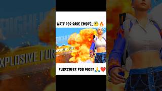 WAIT FOR RARE EMOTE😇🔥frostygamingyt dont miss end bgmi gaming pubg viral youtube frosty [upl. by Eiramlatsyrc23]