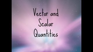 7 IGCSE Physics in 60 Seconds  Vector and Scalar Quantities [upl. by Anhavas]