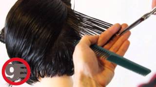 BOB HAIRCUT with graduation  How To Cut Graduated Bob Haircut Step By Step  Classic Graduation [upl. by Araz606]