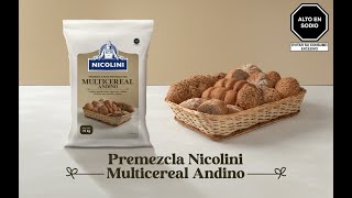 ¡Conoce nuestra Premezcla Nicolini Multicereal Andino [upl. by Dearborn]