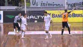 FutsalFINAL  SANTOS FC 3 7 x 6 2 carlos barbosa  Liga Futsal 2011 [upl. by Gardol]