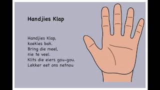 Handjies Klap  Kinderrympies in Afrikaans [upl. by Heall64]