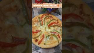 Pizza without oven homemade pizza shorts viralvideo mona [upl. by Kellene545]