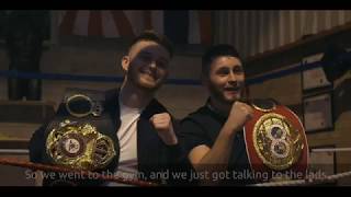 Boxing Champ Ryan Burnett visits Oasis Antrim ThankYouNI [upl. by Eitak]