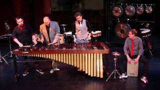 TorQ Percussion Quartet plays quotEl Mosquito Marronquot excerpt [upl. by Salsbury671]