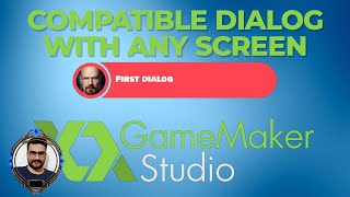 ui design  create beautiful dialog in GameMaker studio part 01 [upl. by Socram35]