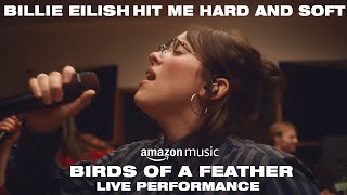 Billie Eilish  BIRDS OF A FEATHER LIVE Performance With Lyrics From Amazon Music Songline [upl. by Nilreb]