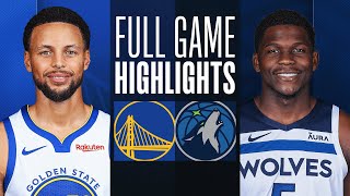 WARRIORS at TIMBERWOLVES  FULL GAME HIGHLIGHTS  March 24 2024 [upl. by Nemrac621]