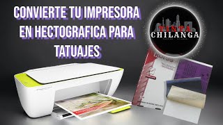 Tinta Hectografica para impresora [upl. by Lachus]