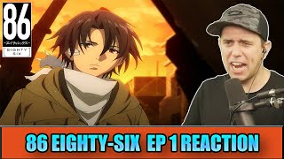 86 EightySix Episode 1 REACTION  FIRST TIME WATCHING [upl. by Neram]