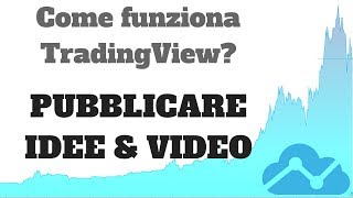 Come funziona TradingView  Pubblicare idee e video [upl. by Emmott132]