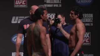 UFC on FOX 7 Henderson vs Melendez Weighin Highlight [upl. by Eremehc722]