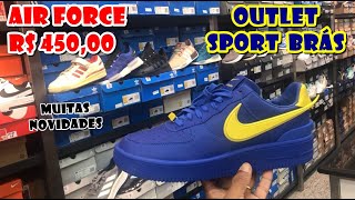 OS MELHORES TÃŠNIS OUTLET SPORT BRÃS  EM PROMOÃ‡ÃƒO  AIR FORCE R 45000  JORDAN 80000  AIR MAX 95 [upl. by Zrike]