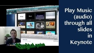 Keynote made easy  Play music audio through all slides [upl. by Aeriela470]