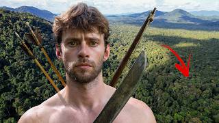 5 Days Solo Amazon Jungle Survival  No Food Water or Shelter [upl. by Onitsirc]