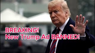 New Trump Ad HAMMERING Biden Gets BANNED [upl. by Grigson]