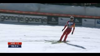 Piotr Żyła  2065m  1 seria Planica HS215 2013 TEAM [upl. by Oicirtap94]