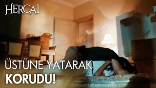 Miran Reyyanı üstüne siper alarak korudu  Hercai 14 Bölüm [upl. by Paulita970]