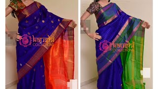 Latest uppada and kuppadam silk sarees collection [upl. by Dib]