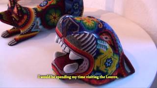 Huichol Artist  Francisco Bautista [upl. by Nednal673]