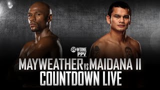 Countdown Live Mayweather vs Maidana 2  SHOWTIME Boxing [upl. by Ynaitirb74]