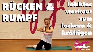 15 Min Toning Workout Rücken amp Rumpf lockern und kräftigen [upl. by Dorrie]