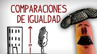 Comparaciones en español de igualdad Aprender español [upl. by Hterrag]