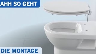 Schütte WCSitz Toilettensitz Spirit mit Absenkautomatik  So einfach funktioniert die Montage [upl. by Julietta]