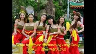 Golden CNY 金玉满堂 line dance Demo amp Walk Through [upl. by Grethel]