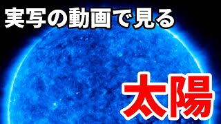 太陽に生える草むら？実写動画で見る太陽の不思議【JST 午後正午】 [upl. by Claudelle]