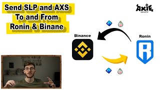 How to Send SLP and AXS to and from Ronin and Binance Axie Infinity  New Update [upl. by Hairu223]