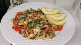 Riquísimas Calabacitas A La Mexicana Con Queso [upl. by Venator494]