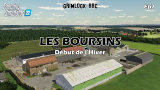 Début de lHiver 7  Map Les Boursins version modifié  FS22  FR PC [upl. by Nodlew]