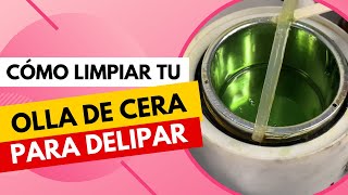 COMO LIMPIAR LA OLLA DE CERA PARA DEPILAR🔥 COMO DEPILAR CEJAS TIPS PARA DEPILAR 🔥cejasperfectas [upl. by Anaxor]