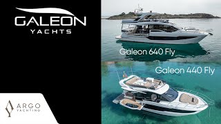 Two beautiful brand new Galeon Yachts now in Mallorca and ready for Palma International Boat Show [upl. by Kentigera]