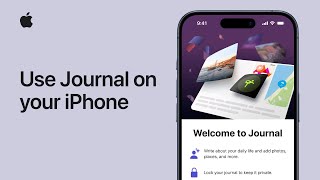 How to use Journal on your iPhone  Apple Support [upl. by Osrit612]