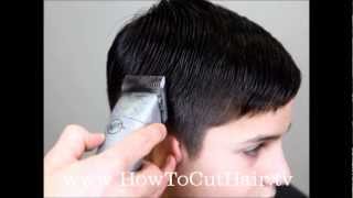 Tapered Haircut  How To Blend Hair With Clippers [upl. by Solita]