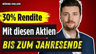 30 bis Jahresende mit diesen Aktien aber eine WARNUNG Droht BörsenCrash nach Senkung der Zinsen [upl. by Gnov]