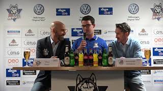 20181012 Kassel Huskies  Heilbronner Falken 42  Pressekonferenz [upl. by Bounds]