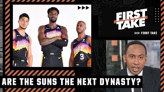 Stephen A isn’t ready to call the Suns the NBAs next dynasty  First Take [upl. by Jodoin704]