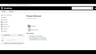 6 Create first job in jenkins [upl. by Adirehs]